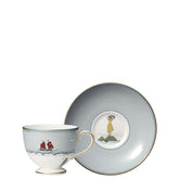 Kit Kemp Sailor's Farewell Teacup & Saucer Set